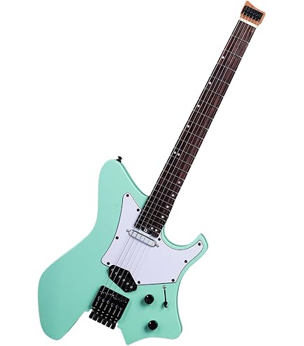 Amazon | EART GW2T-SE ヘッドレスエレクトリックギター、ソリッド